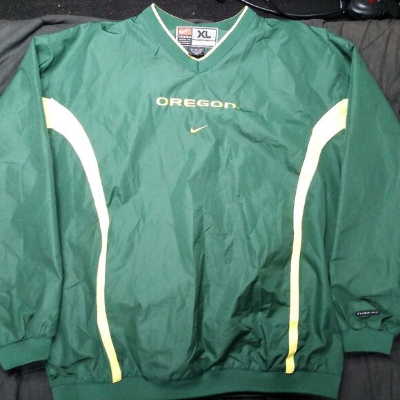 Vintage Nike Mid Swoosh Oregon Ducks Pullover Windbreaker Jacket Travis Scott - Picture 2 of 8